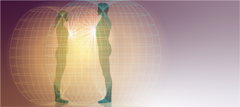 Graphic-Couple inside energy torus